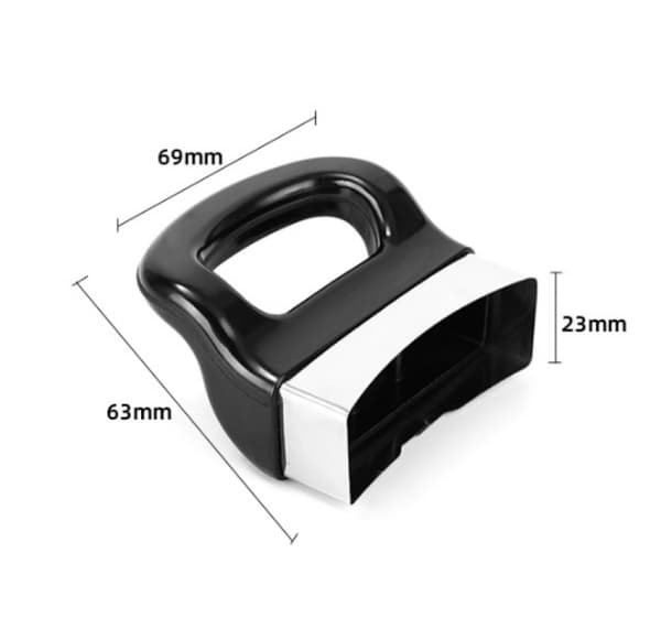 Replacement Handle for Pot and Pan, Detachable 1-Hole Handle for Cookware, Short Side