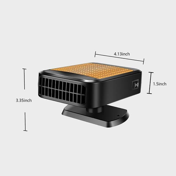 Bilvarmer 12V Høyeffektsvarmer Bilfrontrutedefroster