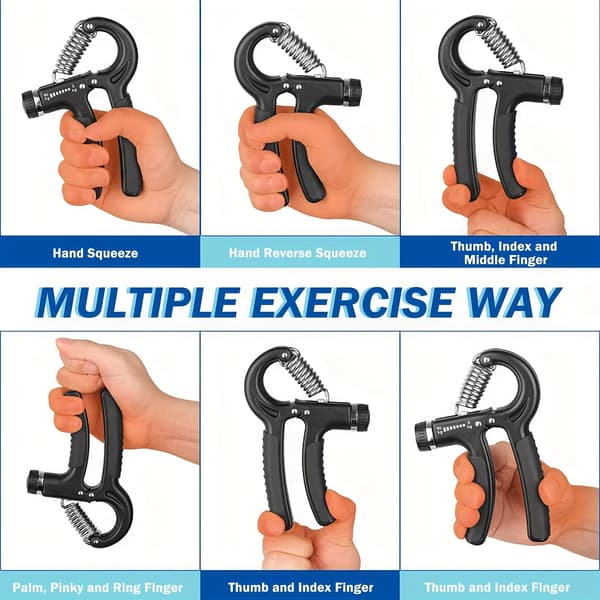 Grip Strength Trainer, Hand Grip Exerciser Strengthener med justerbart motstånd 5-60kg