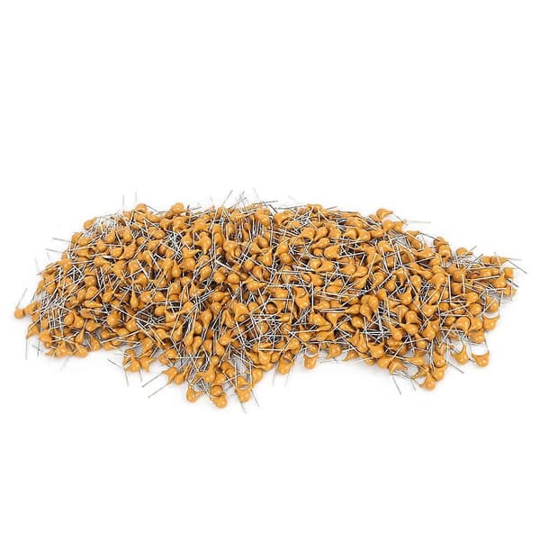 1000 stk. keramisk kondensator InLine Monolitisk 1UF benafstand 5.08MM DC50V afvigelse 10%