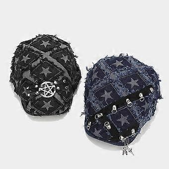 Sofistikerede unisex-hatte, dramatisk hat, gade-trend, temperament, trendy hat til musikfestivaler og afslappede udflugter (Stil 2)