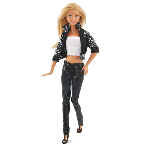 30 cm Barbie Dukke Klæd Ud Jeans 4-Dels Sæt
