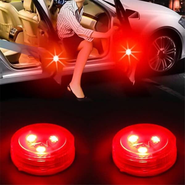 2 st Dörrvarningsljus Stroboskop Blixt Anti-kollisions LED