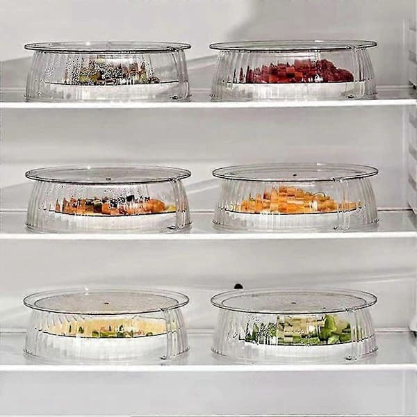 High Microwave Glass Cover Splash Guard Lid With Handle For Cooking Bacon And Steaming Vegetables