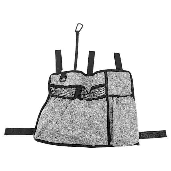 Rollator Bag Wheelchair Bag Oxford Cloth Multifunctional Multi-Pocket Safe Waterproof Storage Bag for Rollator Gray