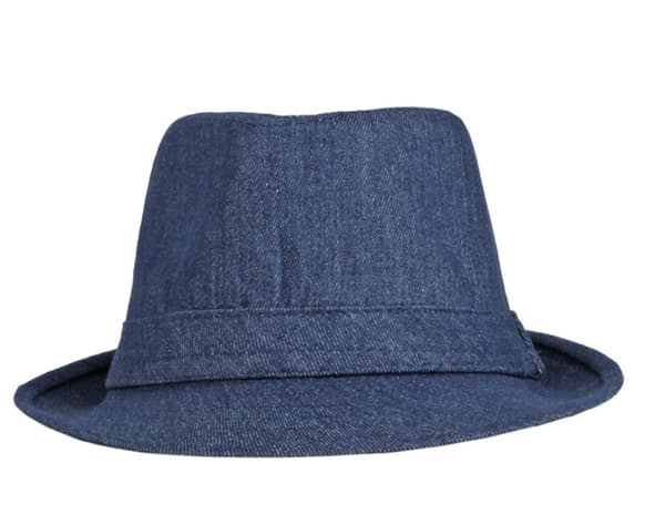 Svart og mørkeblå, totalt to hatter, herrehatt