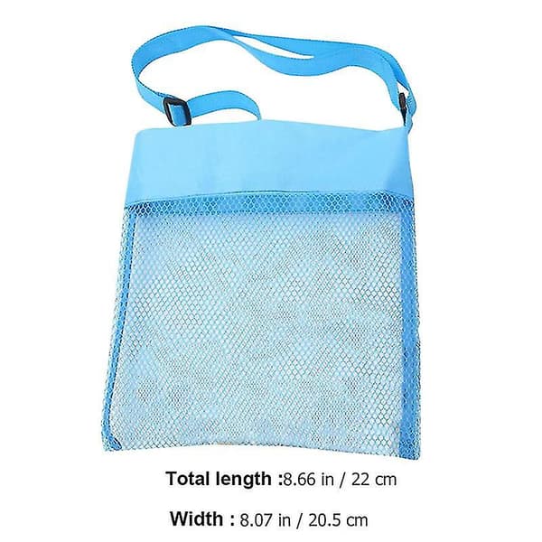 1 st Bärbar Strandleksak Tote Shell Väska Strandväska Mesh Påse För Barn Barn