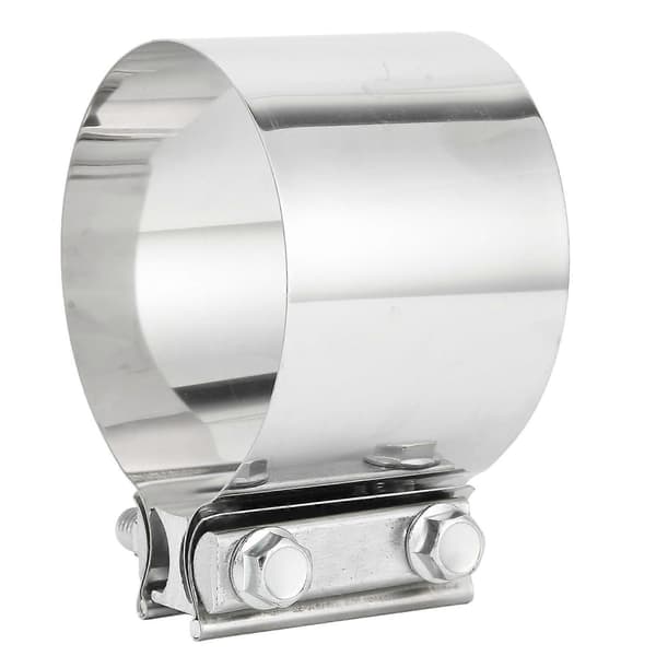 Eksosklemme Rustfritt Stål Butt Joint Universal for Lyddempere Downpipes Manifolder 4in/10.16cm