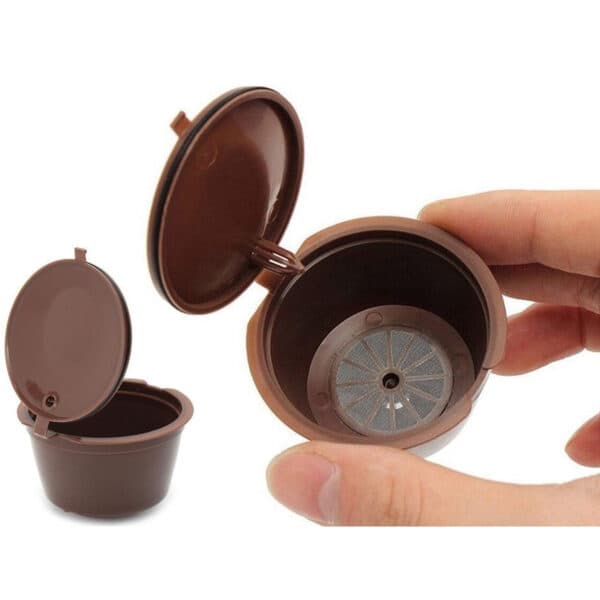 Reusable Coffee Pods Dolce Gusto, 5-pack brown brown