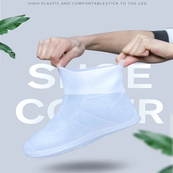 Cover Korkeat sadesuojat kengille Harmaa XL