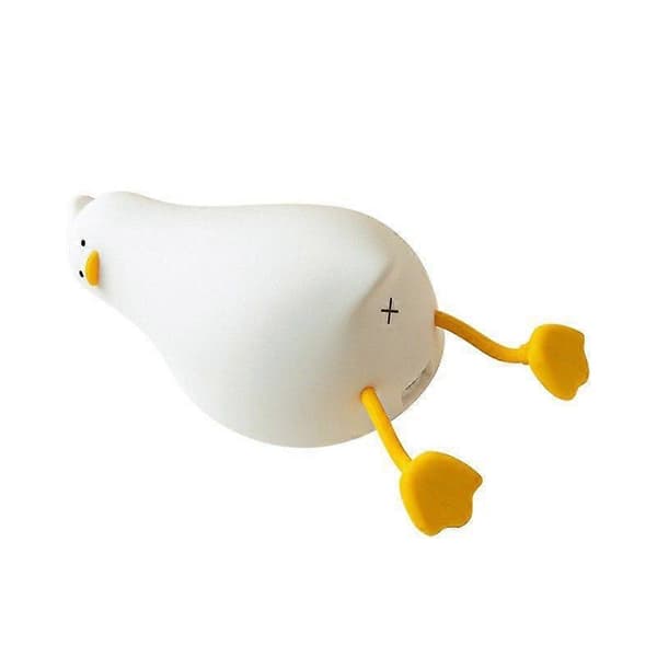 Cute Night Light for Kids, Dark Duck Sleep Lamp with Touch Sensor, Baby Silicone Night Light, Rechargeable Battery, Dimmable