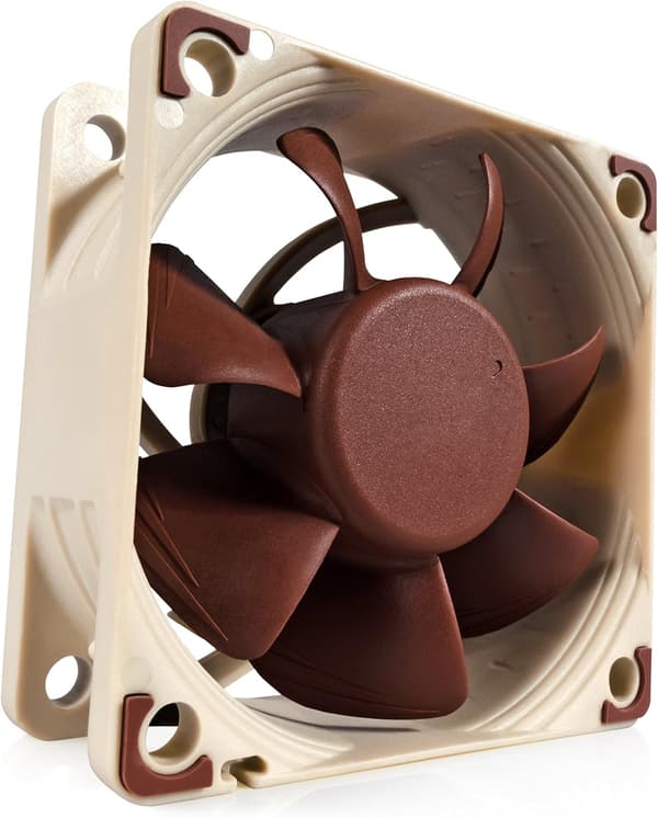 NF-A6x25 5V, Premium Stille Blæser, 3-Pin, 5V Version (60mm, Brun)