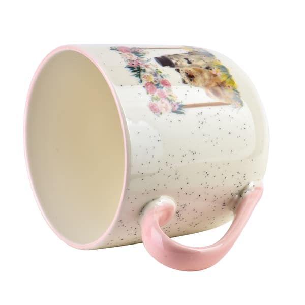 Keramikkrus Affekdesign Jules 9,5x13x9,5cm Beige 1stk