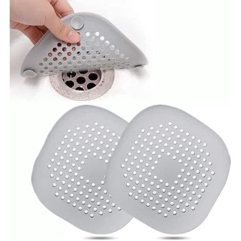 St Silicone Drain Cover, Sink Filter with Suction Cup, Bathtub Drain Filter (FMY)