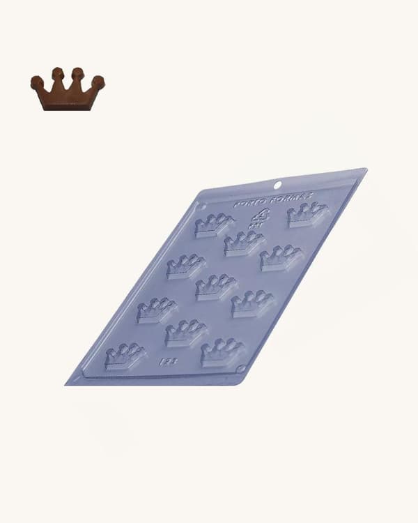 Pralineform Krona Chokoladeform - Porto Formas 123 Transparent transparent
