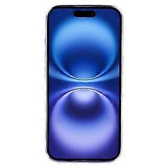 KADEM Kompatibelt deksel til iPhone 16 Plus TPU Glitter Blomstret Estetisk Telefondeksel (Lilla)