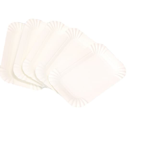 (16 x 10,5 cm) Pakke med 200 hvite pappbrett - Presentasjon T