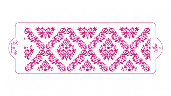 Decora Kakkustensili 10 x 30 cm Vaaleanpunainen Pink Damask