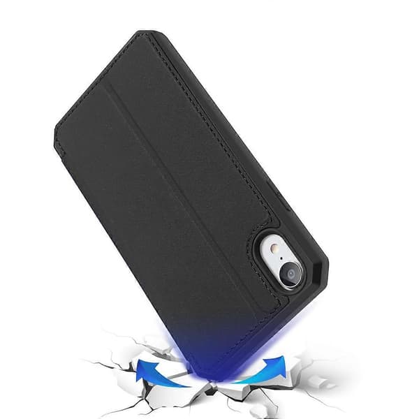 iPhone 16 Pro DUX DUCIS Skin X -sarjan PU + TPU vaakasuora läppä nahkakotelo pidikkeellä ja korttipaikalla