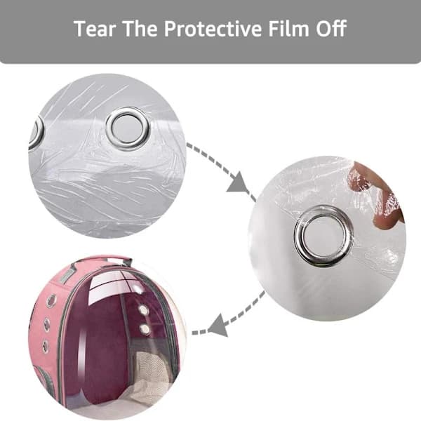 Cat Backpack Carrier Foam Bag, Small Dog Backpack Carrier for Small and Medium Dogs and Cats Pink