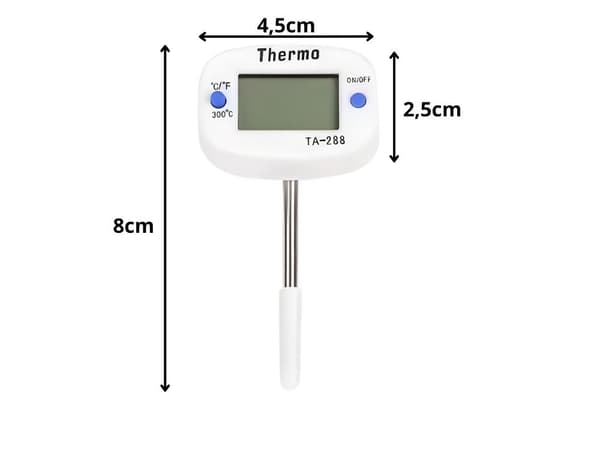 Digitalt køkkentermometer med stegetermometer 10