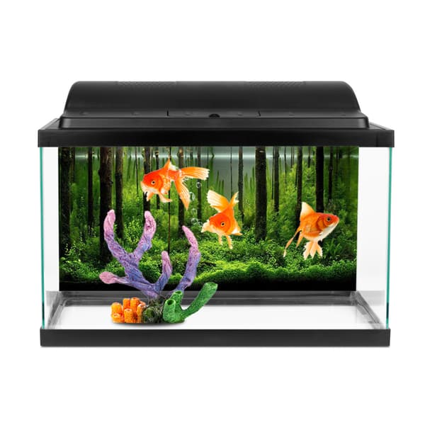 Undervandsskov PVC Selvklæbende Akvariebaggrund Plakat 91x50cm