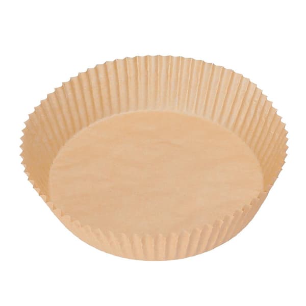 50x papirforme til airfryer, brun Brun brown