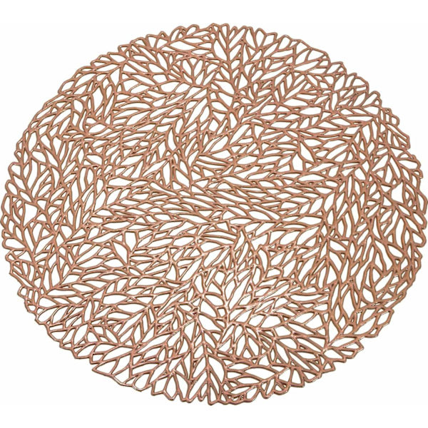 Underlägg Runda Koppar 38 cm 4-pack Koppar orange