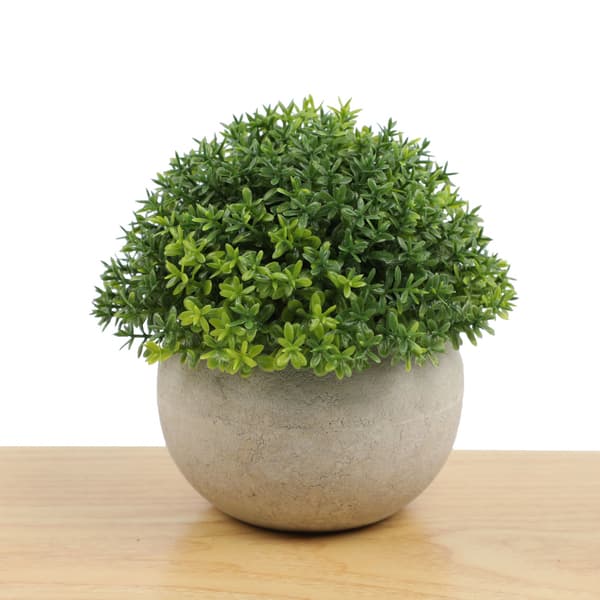Kunstig potteplante mini kunstige planter potter eukalyptus rosmarin