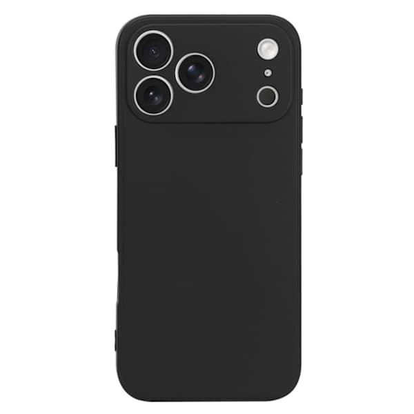 iPhone 17 Pro Max Deksel - Matt Svart med Kamerabeskyttelse - Slitesterk og Stilig Beskyttelse