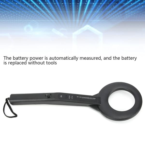 Metal Detector, Handheld Metal Detector Pinpointer 360° Range Detection for Security Check