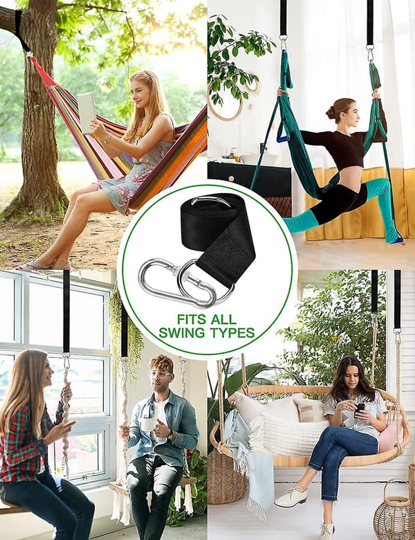Tree Swing Sling - Extra Strong 1.5m/5ft Hammock Sling Holds 2200 lbs