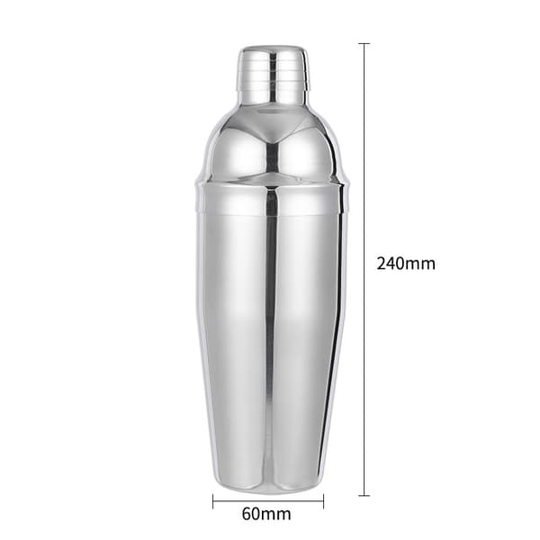 26 oz Martini Shaker Drinkmikser med Innebygd Sil for Bartending – Bartender Shakers i Rustfritt Stål for Blandede Drikker