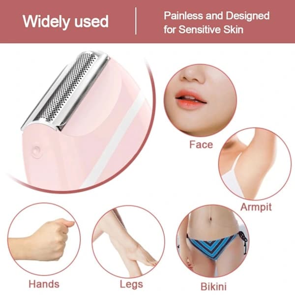 Epilator Barbermaskine Hårfjerningsværktøj GRØN Grøn[CO]