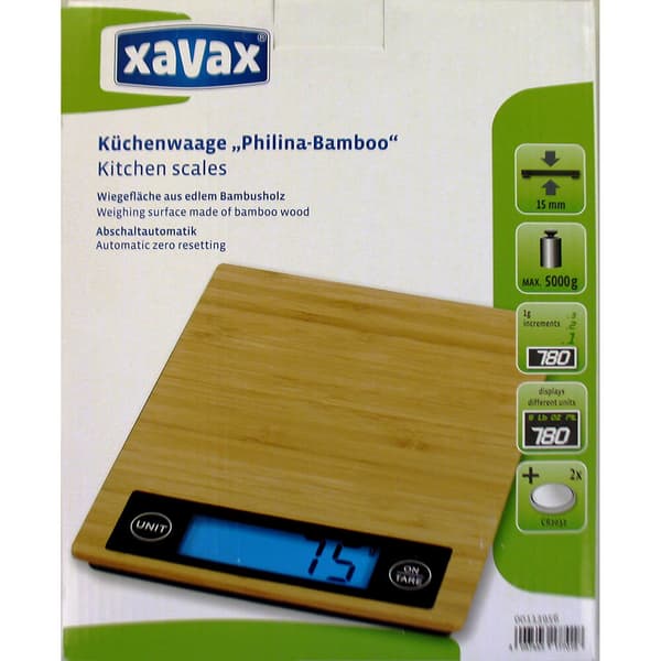 Keittiövaaka Bambu Beige Bamboo