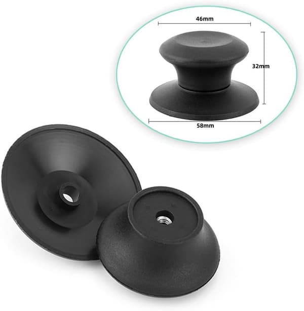 Pieces - Lid for saucepan - Lid knobs - Opening 6 - 10mm - Pot lid knob - Lid handle - Lid knob - Anti