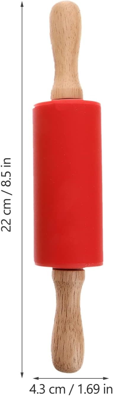 Kjevle for barn, non-stick, gave, baketilbehør, lekekjevle, kjevle for håndverk, kjevle med bakerull, restaurant