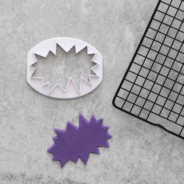 Skylt \"Wow\" Utstikker | Geometrisk Mønster multifärg multicolor