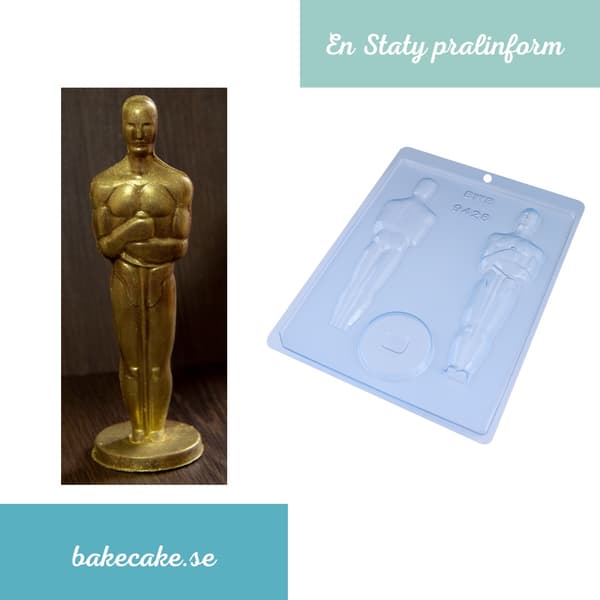 Pralinform Staty Sjokoladeform - BWB 9428 Transparent transparent
