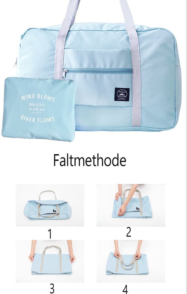 Reiseveske - Mørkeblå - 20L - Oxford-stoff - Lettvekt
