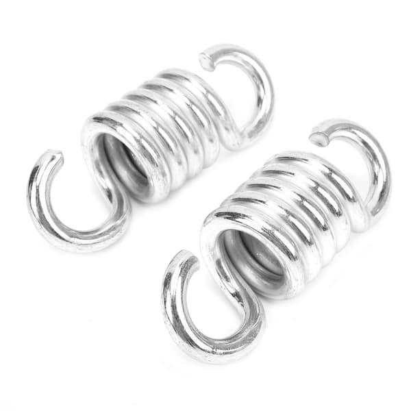 2 st 8 mm Hängande Veranda Gunga Fjäder Tungt Arbetshammock Stol Gunga Dubbla Svängbara Krokar