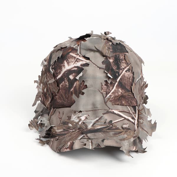 Boonie-hatter for menn 3D-løv kamuflasjecap for jakt, fiske, solbeskyttelse, 2 stk
