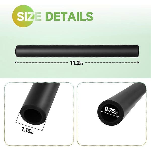 422179 Plæneklipper Soft-Touch Skumgreb til Grasshopper Plæneklipper Styrestænger 422179 - 4-pak