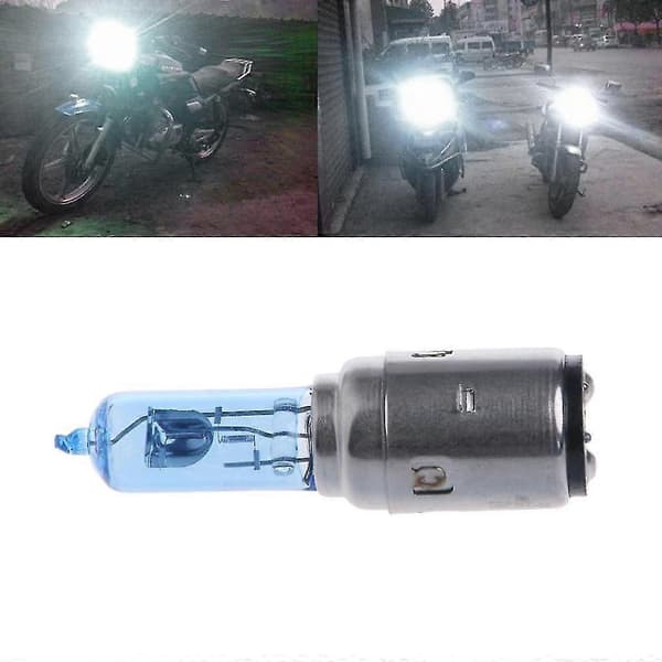 Motorcycle Lamp H6 Ba20d Headlight Halogen Bulb Super White Motorcycle Atv Scooter