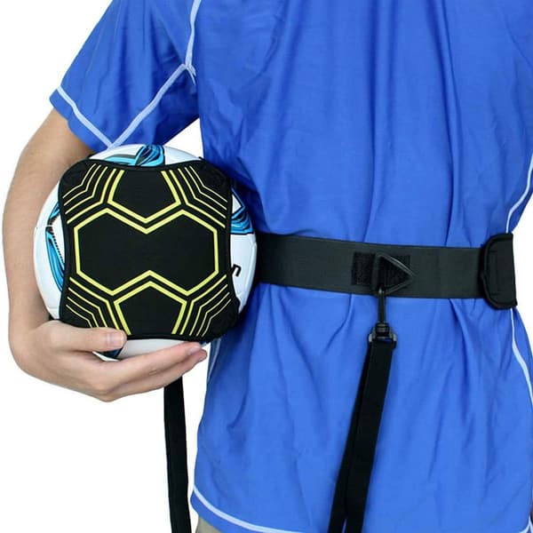 Elastic training band for football Yellow/Black