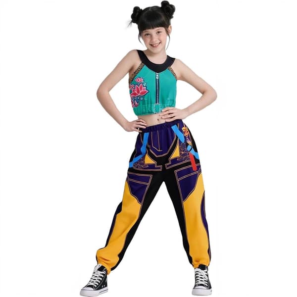 Zoey Demon Hunter K-Pop Cosplay Kostym för Halloween Karneval [JUN]