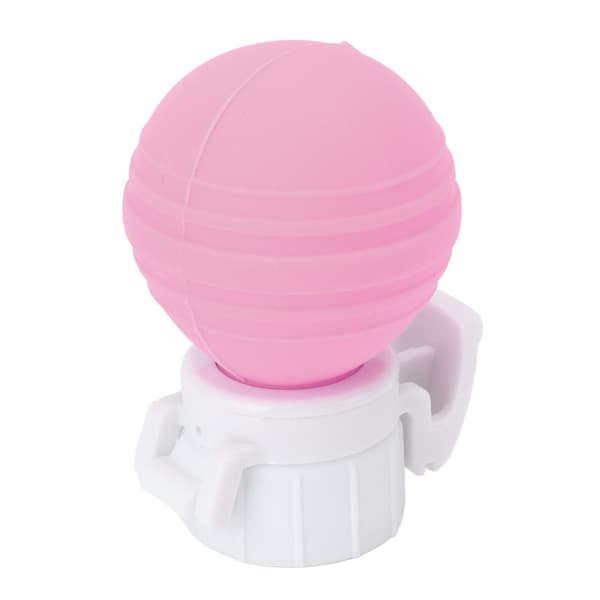Soda Bottle Cap Silicone Leak-Proof Carbonation Preserver Pump Stopper, Carbonated Drink Saver Stopper, Pink