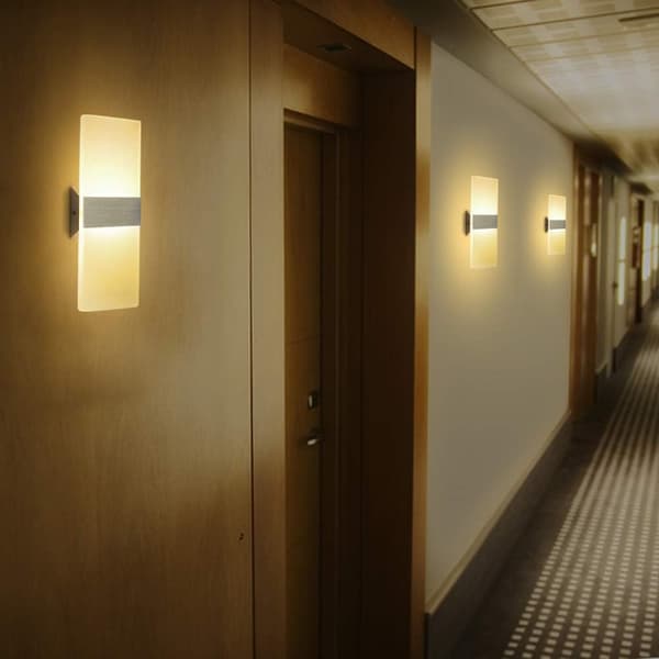 Indoor Wall Lamp 12W Acrylic Modern Wall Light LED Wall Sconce