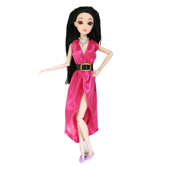Barbie-muotipuku, 3 osaa, 3 nukketarviketta, lapsille