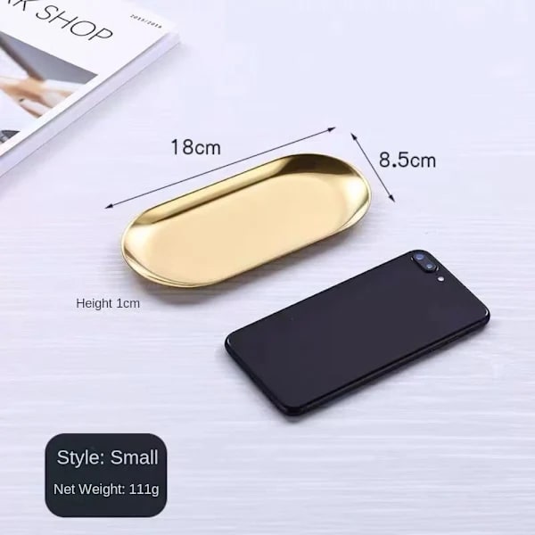2 stk. Oval makeupbakke parfumebakke B B B[XJ]
